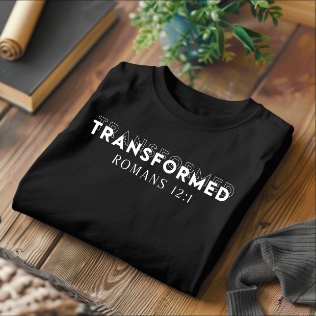 Förändrad för manar och kvinnlig kristen T-Shirt (Skapare uppladdad)