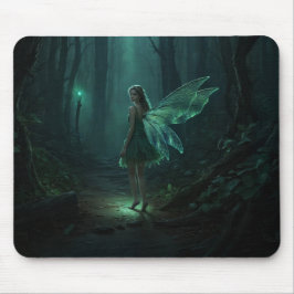 Förändrad Forest Fairy Fantasy Art Musmatta
