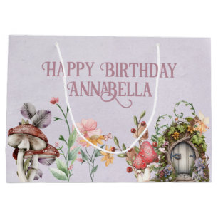 Förändrad Forest Fairy Garden Door på Lila