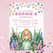 Förändrad Forest Fairy Princess Birthday