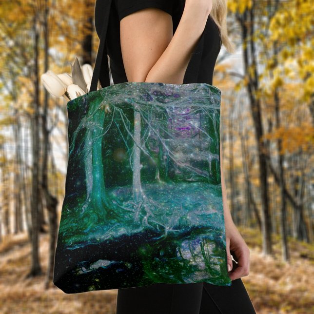 Förändrad Forest Mystical Fantasy Art Tygkasse (Skapare uppladdad)