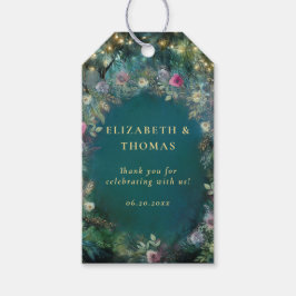 Förändrad Forest Ro Fairy Tale Elegant bröllop Presentetikett