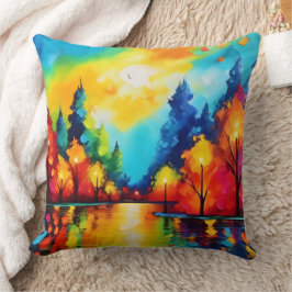 Förändrad Forest Sunset Kudde