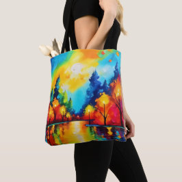 Förändrad Forest Sunset Tygkasse