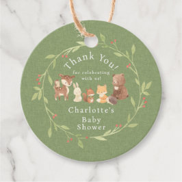 Förändrad Forest Tack Gåvor Etiketter