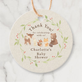 Förändrad Forest Tack Gåvor Etiketter