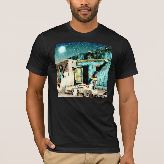 FÖRÄNDRAD FOTOT-TRÖJA FÖR TAOS PUEBLO TEE (Framsida)