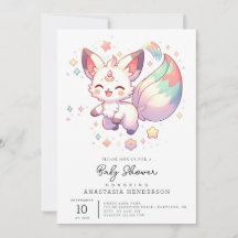 Förändrad fox Baby Shower