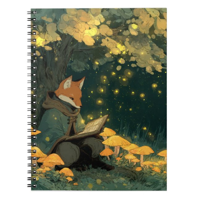Förändrad fox-läsning under Fireflies Anteckningsbok (Framsidan)