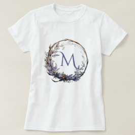 Förändrad gotisk Blommigt utandning Monogram T Shirt
