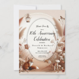 Förändrad höstskog inbjudningar