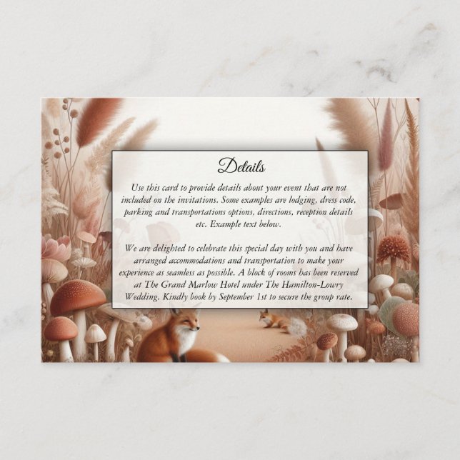 Förändrad höstskog tilläggskort (Framsida)