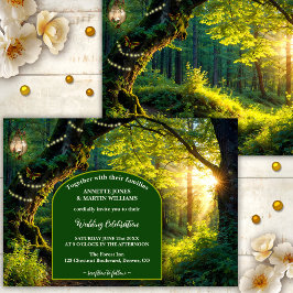 Förändrad inbjudan till Forest Festive Wedding