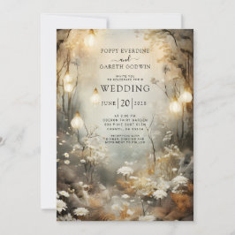 Förändrad inbjudan till Forest Wedding
