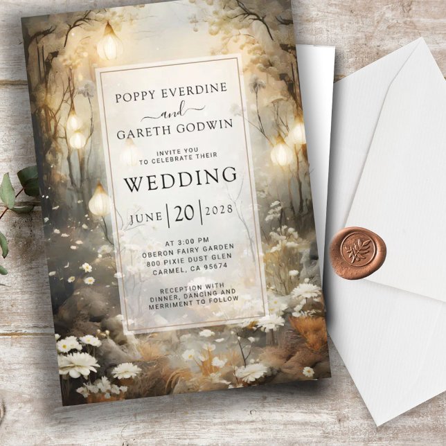 Förändrad inbjudan till Forest Wedding (Skapare uppladdad)