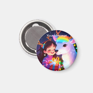 Förändrad julglöd magnet