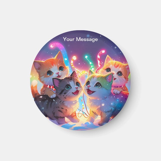 Förändrad julglöd magnet (Framsidan)