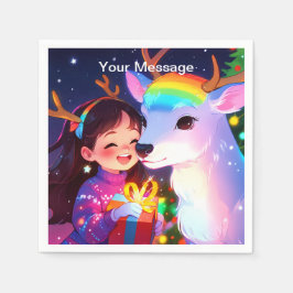 Förändrad julglöd pappersservett