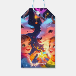 Förändrad julglöd presentetikett