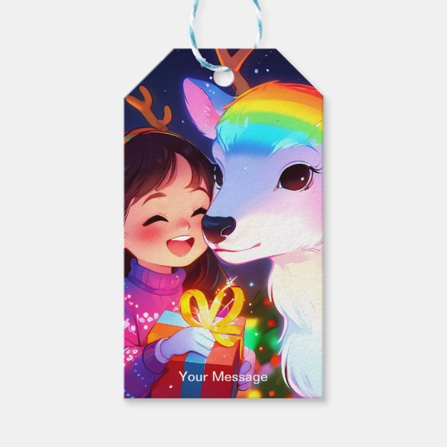 Förändrad julglöd presentetikett (Framsidan)