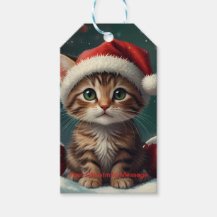 Förändrad julglöd presentetikett