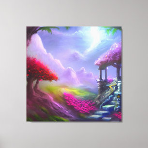 Förändrad markkanvas Art Canvastryck