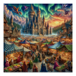 Förändrad medeltida mässa perfect poster