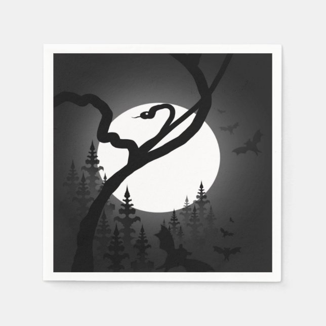 Förändrad natt pappersservett (Framsidan)