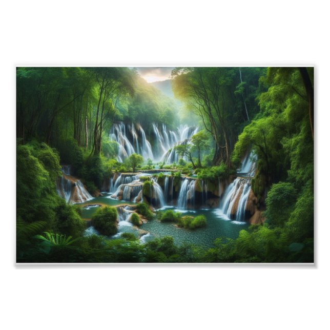 Förändrad Poster av skogen Träd design (Framsidan)