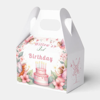 Förändrad Rosa Fairy-trädgård - födelsedag Presentaskar