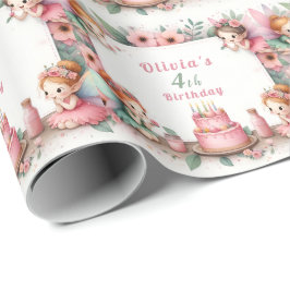 Förändrad Rosa Fairy-trädgård - födelsedag Presentpapper