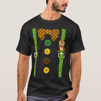 Förändrad skirt, Suspender Forest Uggla Tee, Gift T Shirt