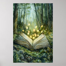 Förändrad skog Bok av Magic Poster