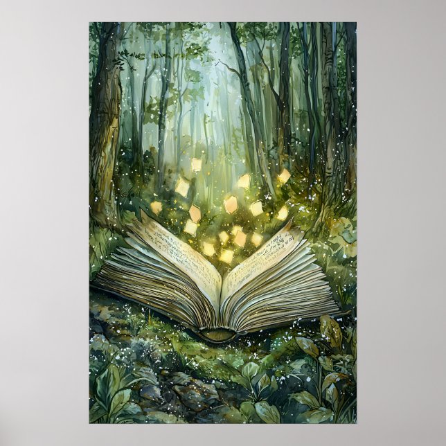 Förändrad skog Bok av Magic Poster (Framsidan)