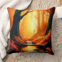 Förändrad skog Golden Glow