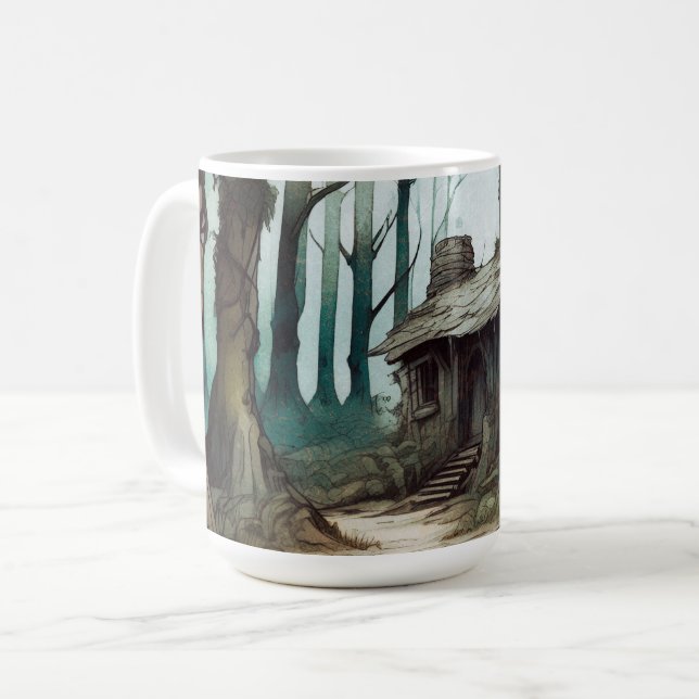 Förändrad skogslag kaffemugg (Framsida vänster)