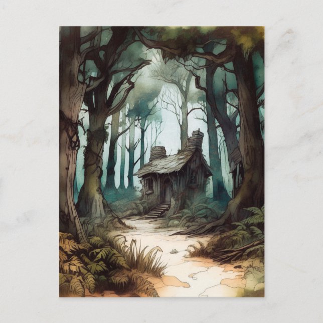 Förändrad skogslag vykort (Framsida)