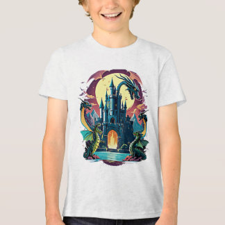 Förändrad slott med Guardian Dragon T Shirt