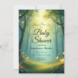 Förändrad solupplyst glimmer Grove Inbjudningar