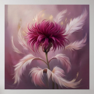 Förändrad stil: En Dreamlike Blommigt Fantasy Poster