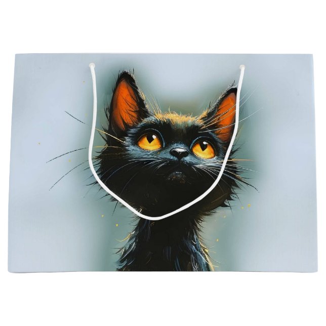 Förändrad svart katt (Framsidan)