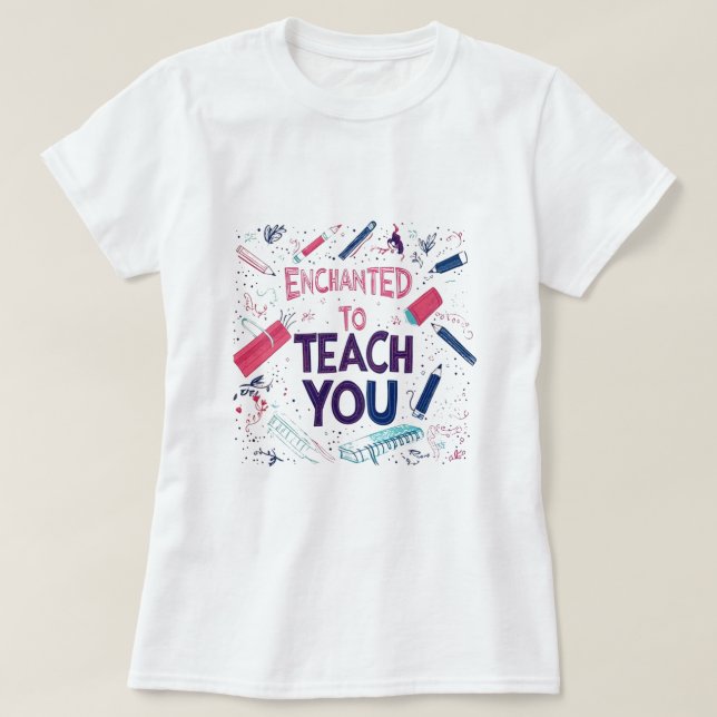 Förändrad till Teach You Vänskap Shirt T (Design framsida)