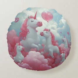 Förändrad Unicorn Dreamscape Rund Kudde