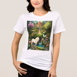 Förändrad Unicorn Forest T-Shirt-design T Shirt