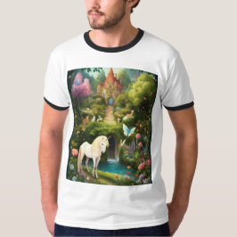 Förändrad Unicorn Forest T-Shirt-design T Shirt