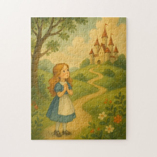 Förändrad Whimsical Classic Storybook Castle Pussel (Vertikal)