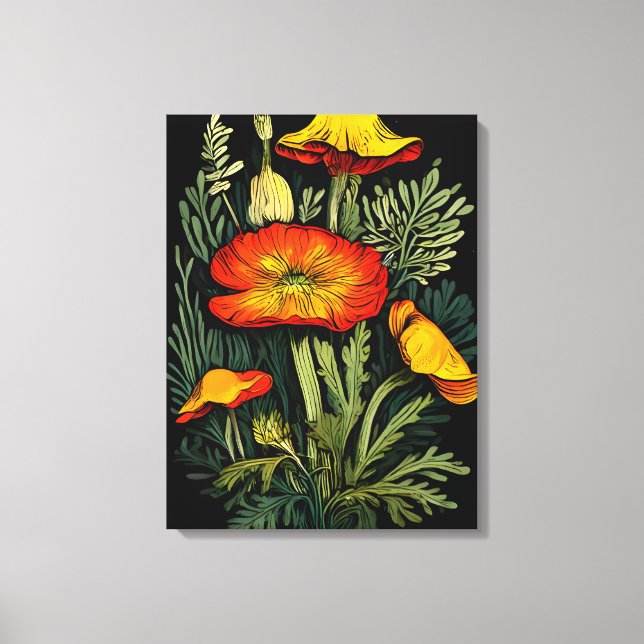 Förändrade Blommar Canvastryck (Framsida)