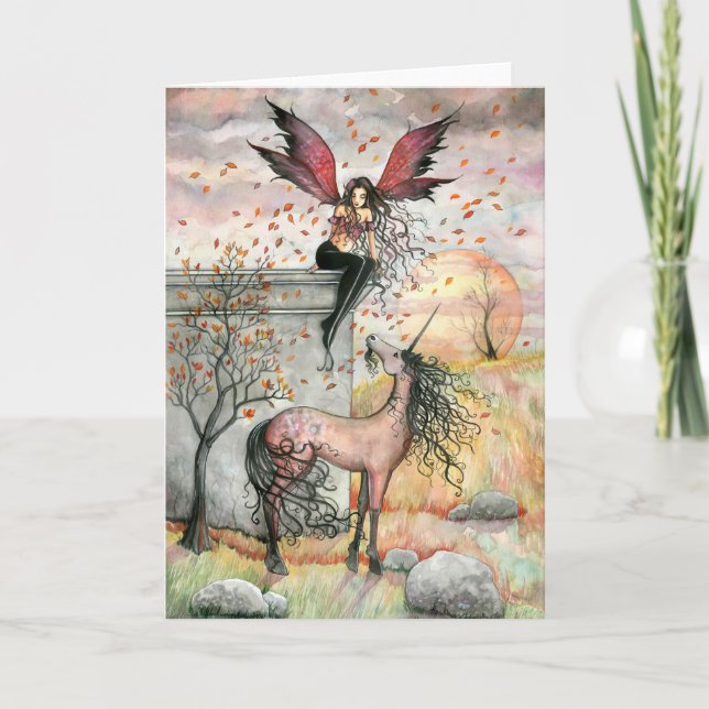 Förändrat årskort för höstbönighet kort (Framsida)