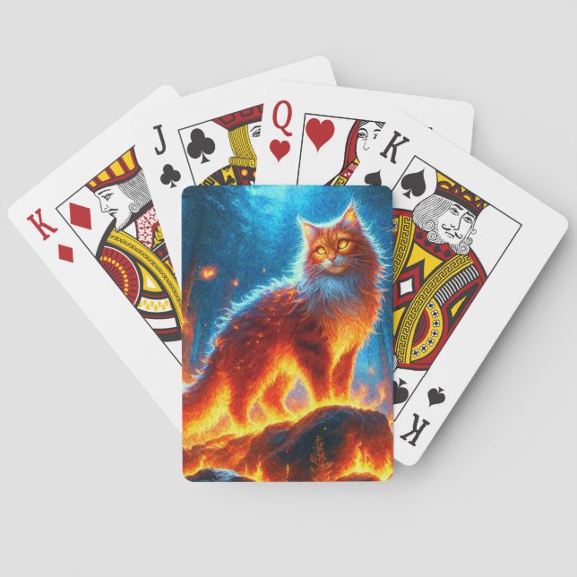 Förändrat brandsläckningsprogram, Kattdjur Casinokort (Baksidan)