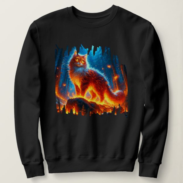 Förändrat brandsläckningsprogram, Kattdjur T Shirt (Design framsida)